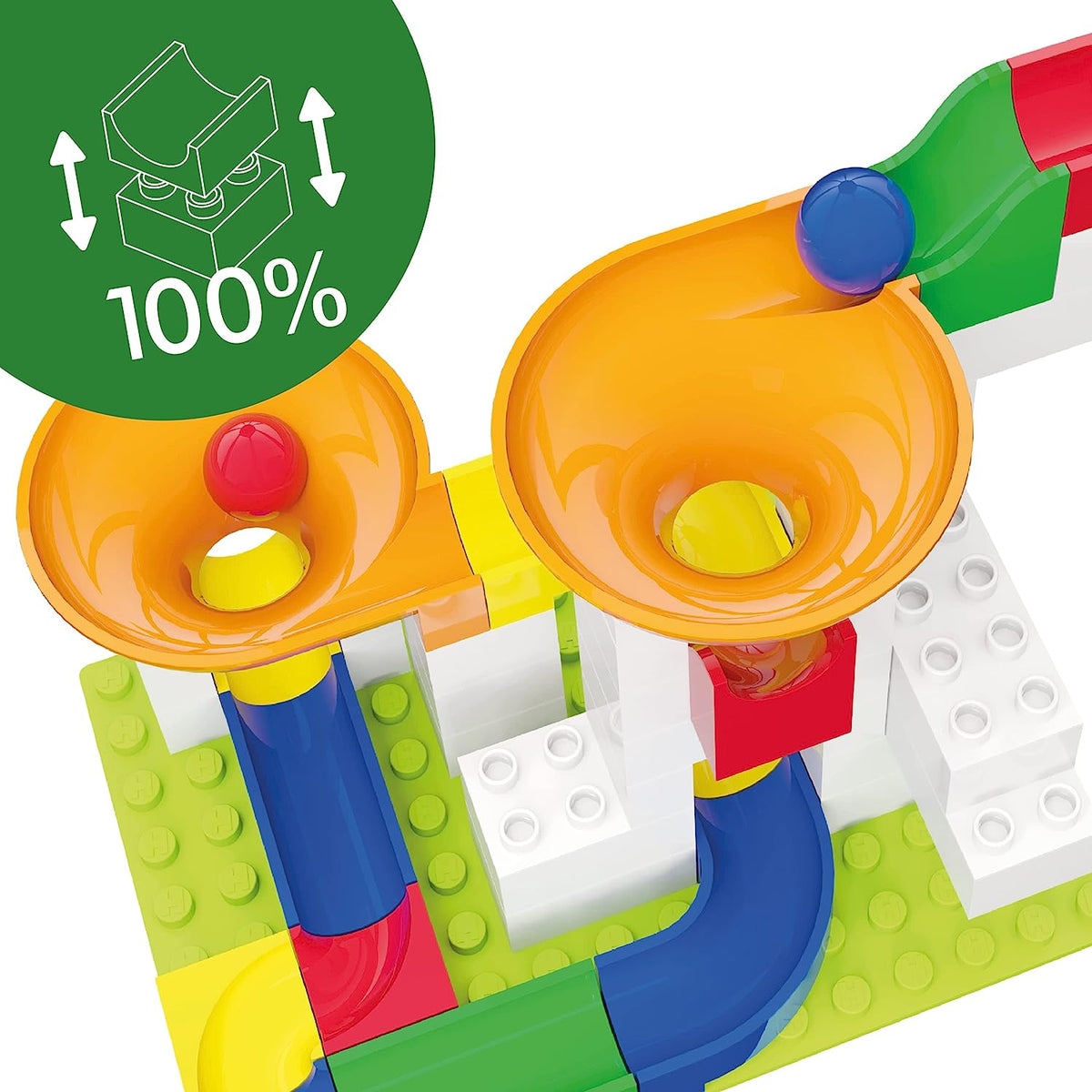 Hubelino Blocks Hubelino Marble Run Expansion Set Hubelino Cradle