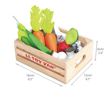 Load image into Gallery viewer, Le Toy Van - Pretend Play Food - Wooden Vegetables 5 A Day Crate