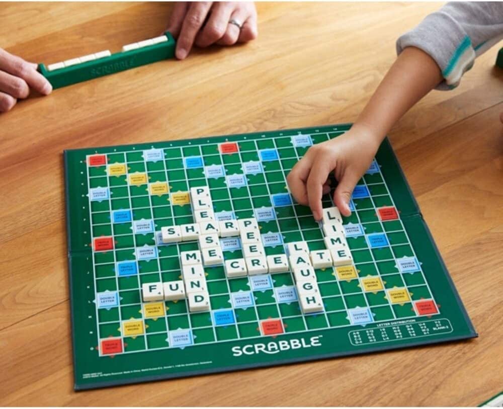 Board – Game Trusty Scrabble Toys - Family - Original Mattel