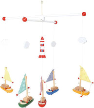Load image into Gallery viewer, Legler Small Foot Sailing Boats and Lighthouse Cot Mobile