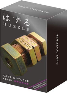 Hanayama - Brain Teasers - Huzzle - Cast Nutcase Puzzle Game - Difficulty Level 6 of 6