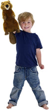 Load image into Gallery viewer, The Puppet Company - Long-Sleeved - Beaver Hand Puppet
