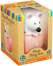 Load image into Gallery viewer, Orange Tree Toys Pink Mouse Money Box - Piggy Bank