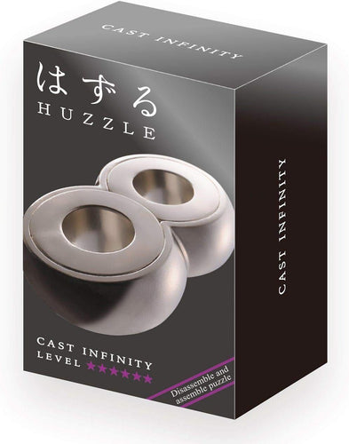 Hanayama - Brain Teasers - Huzzle - Cast Infinity Puzzle Game - Difficulty Level 6 of 6
