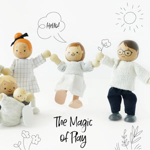 Le Toy Van - Dolls - Dolly Family Set of Seven