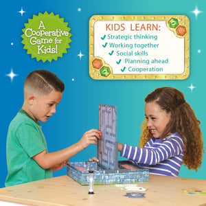 Peaceable Kingdom - Gnomes at Night - Cooperative Strategy Board Game for Kids