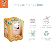 Load image into Gallery viewer, Orange Tree Toys Pink Mouse Money Box - Piggy Bank