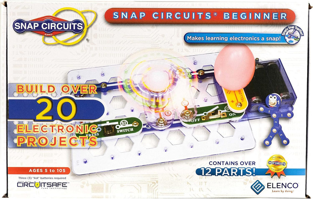 Elenco Snap Circuits Beginner Electronics Kit SCB-20