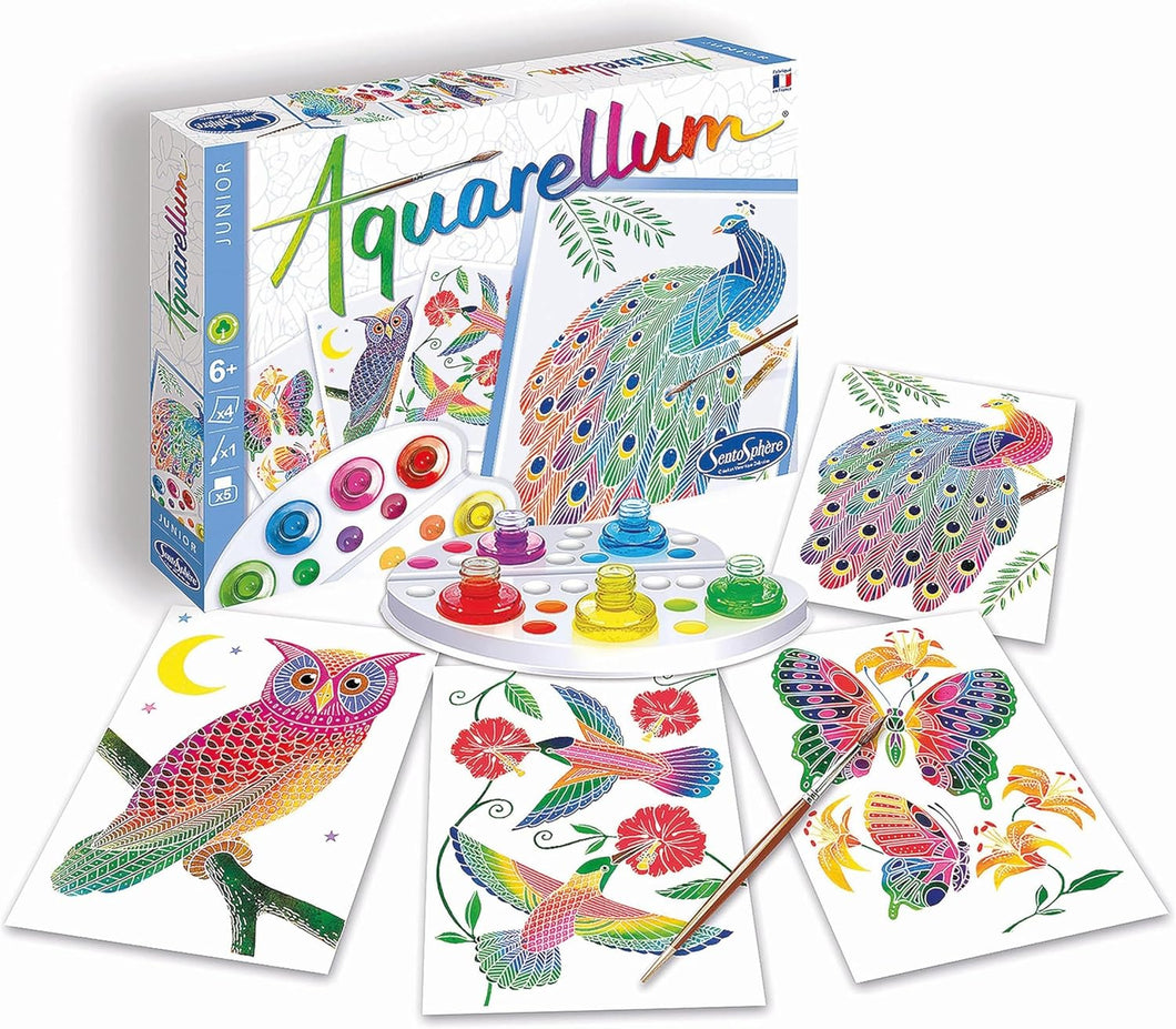 SentoSphere Aquarellum - In The Park - Painting by Numbers Set - Medium