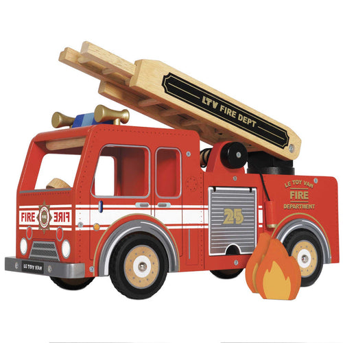 Le Toy Van Wooden Fire Engine
