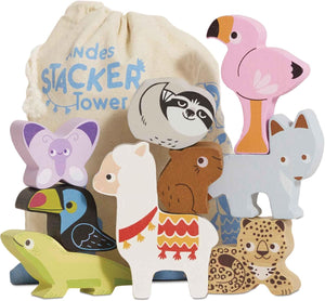 Le Toy Van Andes Stacking Tower & Bag