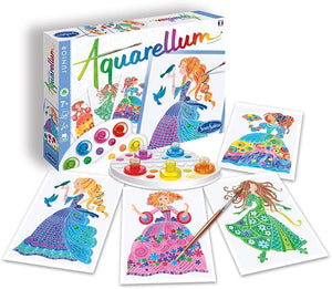 SentoSphere Aquarellum - Flower Princesses - Arts &  Crafts Painting Set - Medium