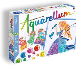 SentoSphere Aquarellum - Flower Princesses - Arts &  Crafts Painting Set - Medium