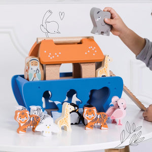 Le Toy Van Noah's Ark Shape Sorter Play Set