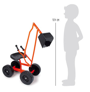 Gamez Galore - Construction Vehicles - Sand Digger - Metal Excavator