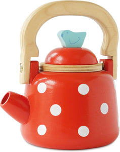 Le Toy Van - Pretend Play - Honeybake Red Dotty Kettle