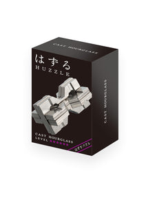 Hanayama - Brain Teasers - Huzzle - Cast Hourglass Puzzle Game - Difficulty Level 6 of 6