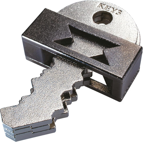Hanayama - Brain Teasers - Huzzle - Cast Key III Puzzle Game - Difficulty Level 6 of 6