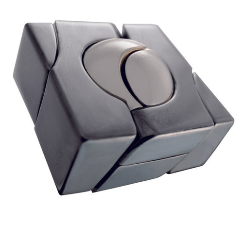 Hanayama - Brain Teasers - Huzzle - Cast Marble Puzzle Game - Difficulty Level 5 of 6