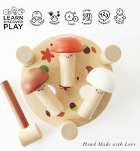 Load image into Gallery viewer, Le Toy Van - Woodland Mushroom Hammer Game