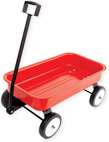 Gamez Galore - Pretend Play - Metal Pull-Along Hand Cart - Garden Trolley for Children