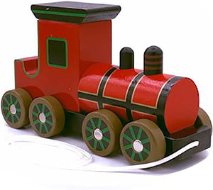 Orange Tree Toys - Pull Along - Wooden Steam Train