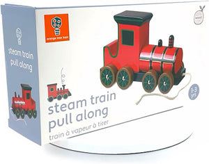 Orange Tree Toys - Pull Along - Wooden Steam Train