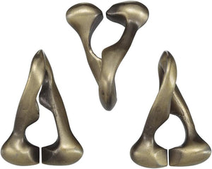 Hanayama - Brain Teasers - Huzzle - Cast Trinity Puzzle Game - Difficulty Level 6 of 6