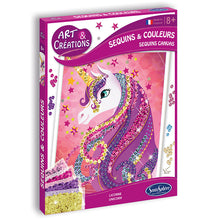 Load image into Gallery viewer, SentoSphere - Sequin Arts &amp; Crafts Kit - Unicorn