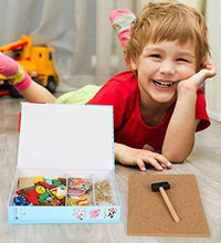 Load image into Gallery viewer, Legler Small Foot - Arts &amp; Crafts - Farm Hammer &amp; Nail Tap A Picture Kit