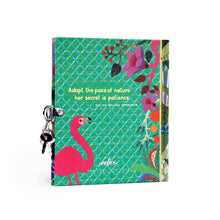 Load image into Gallery viewer, eeBoo - Lock &amp; Key Diary for Kids - Secret Sloth Journal