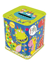 Load image into Gallery viewer, Rachel Ellen Designs Dinosaurs Money Tin