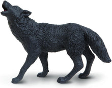 Load image into Gallery viewer, Safari Ltd Howling Black Wolf Figure