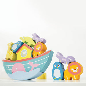 Le Toy Van Noah's Balancing Ark - Stacking Toddler Toy