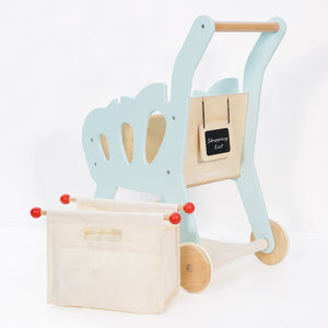 Le Toy Van - Pretend Play - Wooden Shopping Trolley