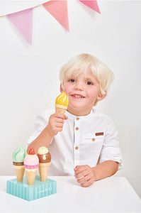 Le Toy Van - Pretend Play - Wooden Ice-Cream Set