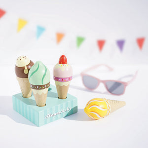 Le Toy Van - Pretend Play - Wooden Ice-Cream Set