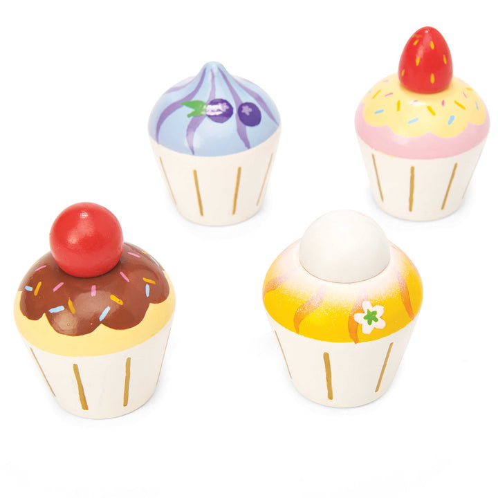 Le Toy Van - Pretend Play - Wooden Petit Four Cupcakes