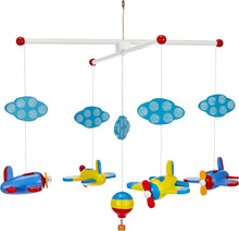 Load image into Gallery viewer, Legler Small Foot Aeroplane and Balloon Cot Mobile