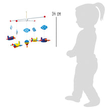 Load image into Gallery viewer, Legler Small Foot Aeroplane and Balloon Cot Mobile