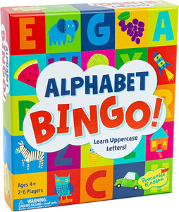 Peaceable Kingdom - Alphabet Bingo! for Kids - Letter Learning - Cooperative Board Game