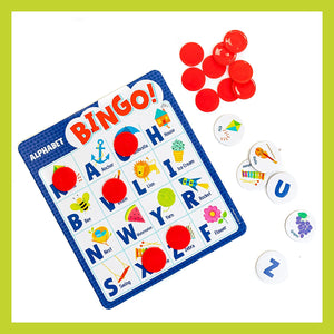 Peaceable Kingdom - Alphabet Bingo! for Kids - Letter Learning - Cooperative Board Game