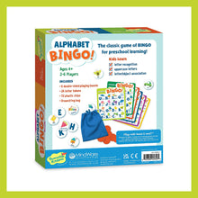 Load image into Gallery viewer, Peaceable Kingdom - Alphabet Bingo! for Kids - Letter Learning - Cooperative Board Game