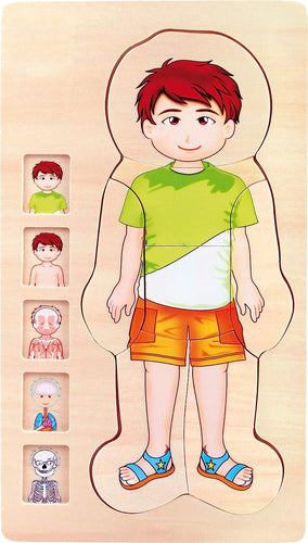 Boy's Human Body Anatomy Layer Puzzle