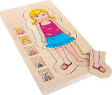 Load image into Gallery viewer, Girl&#39;s Human Body Anatomy Layer Puzzle
