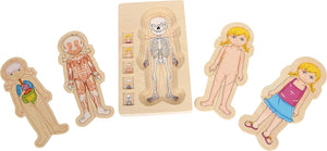 Girl's Human Body Anatomy Layer Puzzle