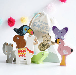 Le Toy Van Andes Stacking Tower & Bag