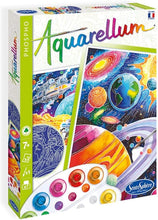 Load image into Gallery viewer, SentoSphere Aquarellum - Cosmos - Glow-In-The-Dark Painting by Numbers Set - Large