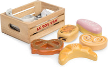 Load image into Gallery viewer, Le Toy Van - Pretend Play Food - Wooden Baker&#39;s Basket Crate