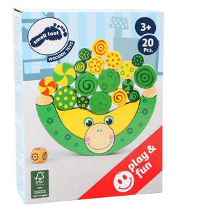 Small Foot Balancing Stacking Frog Game